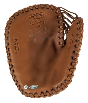 Cal Ripken Jr. Signed Lou Gehrig Replica Fielders Glove (PSA/DNA)